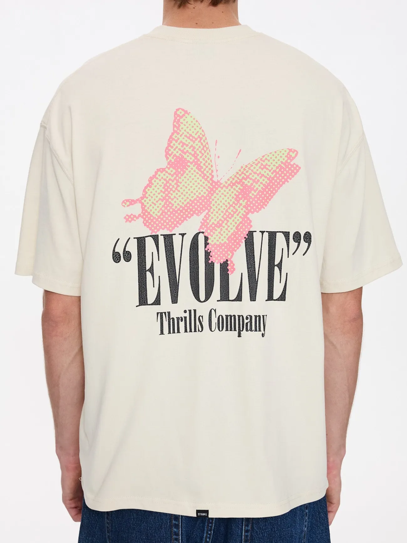 New Thrills Adapt Box Fit Oversize Tee - Heritage White HeritageWhite