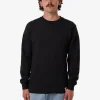 Outlet Thrills Adapted Waffle Long Sleeve - Faded Black FadedBlack