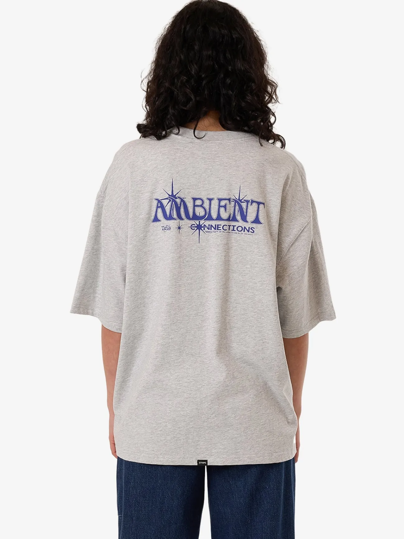 Sale Thrills Ambient Connection Oversized Tee - Snow Marle SnowMarle