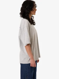 Sale Thrills Ambient Connection Oversized Tee - Snow Marle SnowMarle