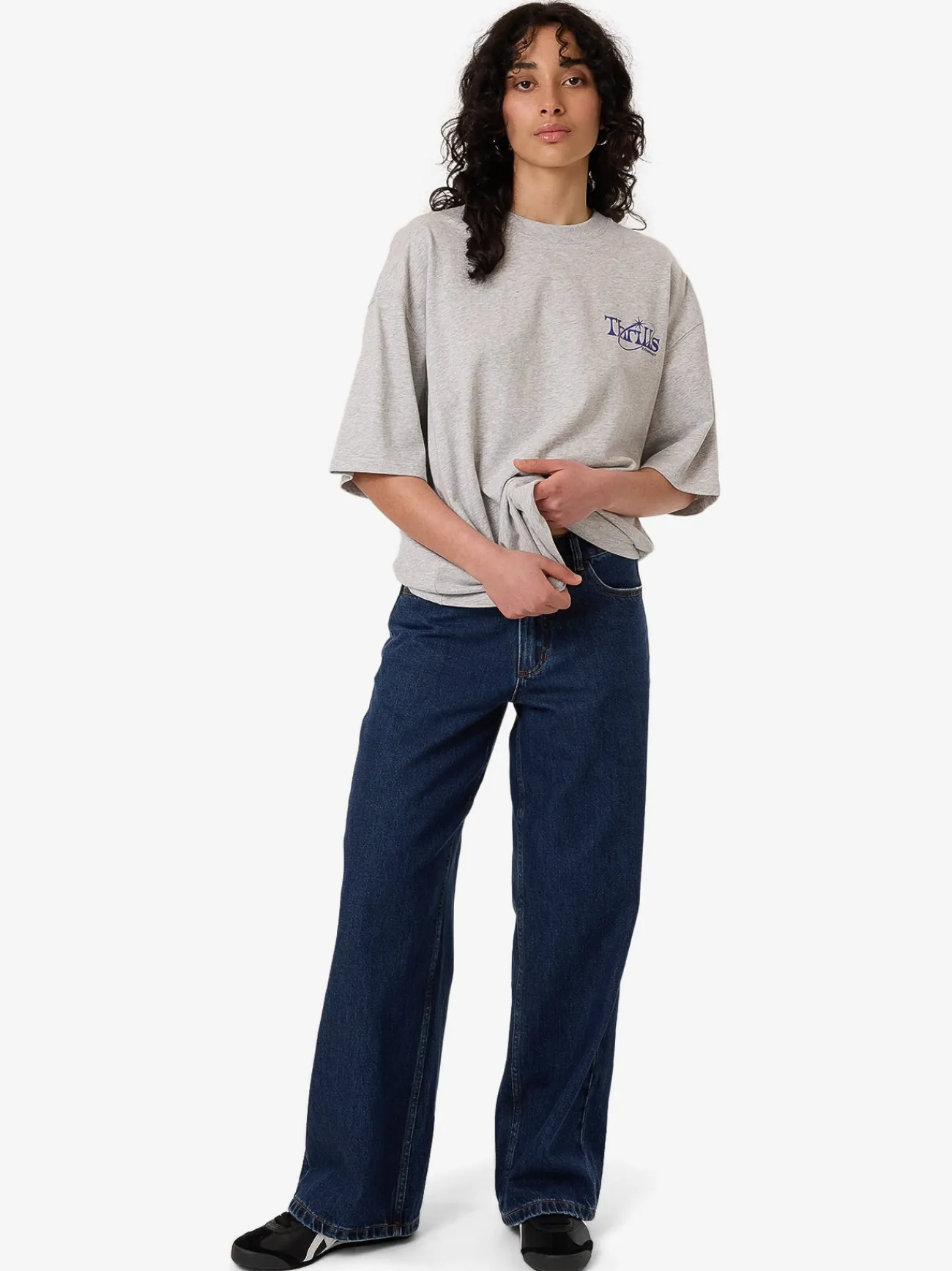 Sale Thrills Ambient Connection Oversized Tee - Snow Marle SnowMarle