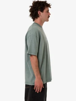 Best Thrills Ambient Connections Box Fit Oversize Tee - Chinois Green ChinoisGreen