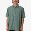 New Thrills Ambient Connections Short Sleeve Shirt - Chinois Green ChinoisGreen