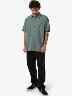New Thrills Ambient Connections Short Sleeve Shirt - Chinois Green ChinoisGreen