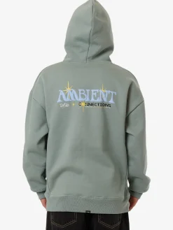 Fashion Thrills Ambient Connections Slouch Pull On Hood - Chinois Green ChinoisGreen