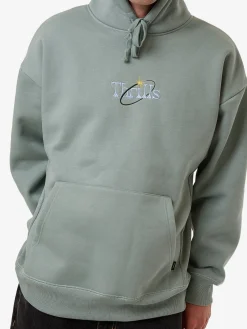 Fashion Thrills Ambient Connections Slouch Pull On Hood - Chinois Green ChinoisGreen