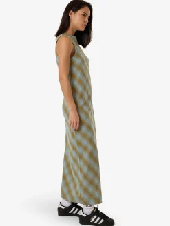 Hot Thrills Ansley Arianna Maxi Dress - Stone Blue StoneBlue