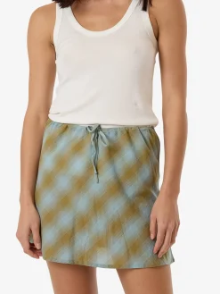 Fashion Thrills Ansley Bias Skirt - Stone Blue StoneBlue