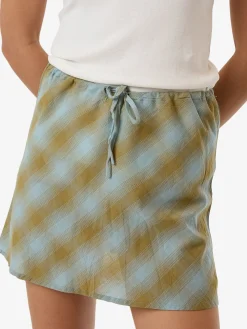 Fashion Thrills Ansley Bias Skirt - Stone Blue StoneBlue