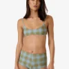 Hot Thrills Ansley Boy Leg Bikini Bottom - Blue Stone BlueStone