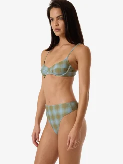 Sale Thrills Ansley Underwire Bikini Top - Blue Stone BlueStone