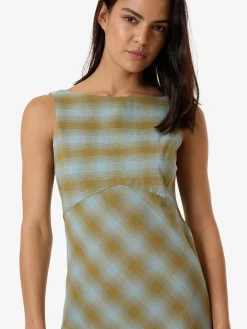 Best Thrills Ansley Xavier Mini Dress - Stone Blue StoneBlue