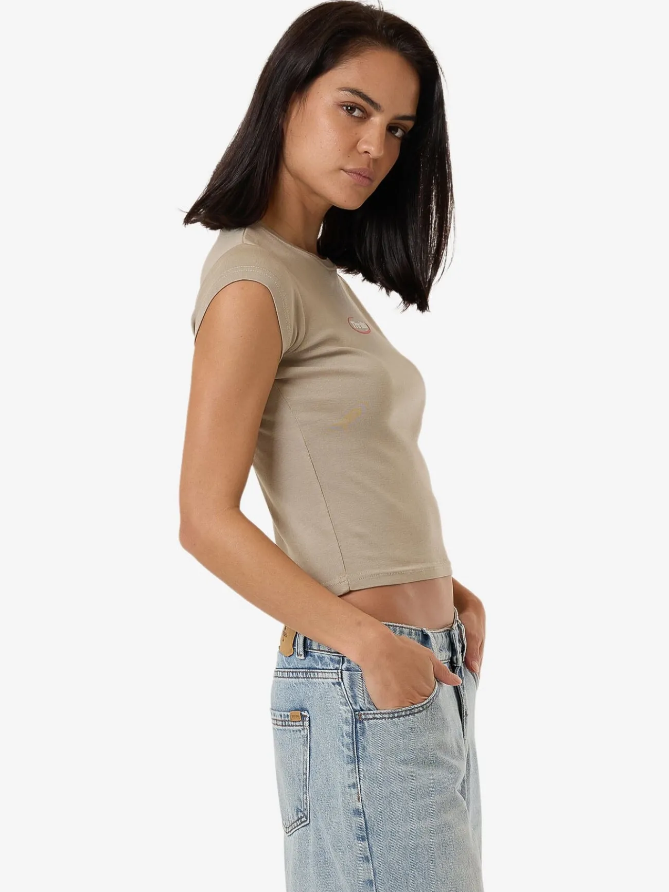 New Thrills Arena Club Tee - Stone