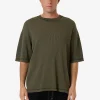 Sale Thrills Arts & Industrial Box Fit Oversize Short Tee - Grape Leaf GrapeLeaf