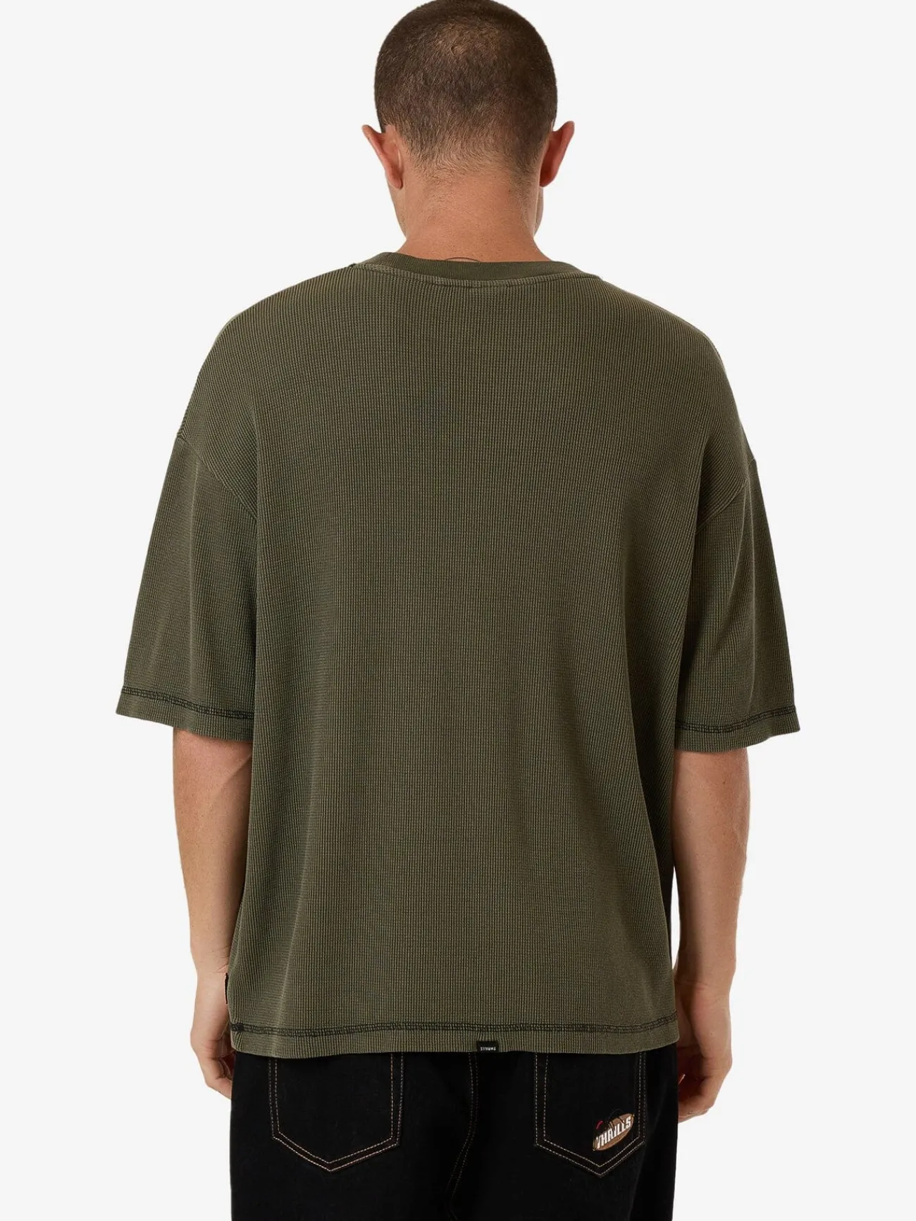 Sale Thrills Arts & Industrial Box Fit Oversize Short Tee - Grape Leaf GrapeLeaf