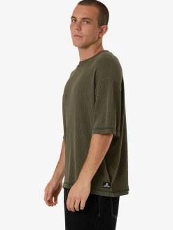 Sale Thrills Arts & Industrial Box Fit Oversize Short Tee - Grape Leaf GrapeLeaf