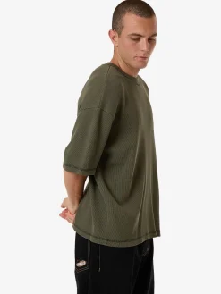Sale Thrills Arts & Industrial Box Fit Oversize Short Tee - Grape Leaf GrapeLeaf
