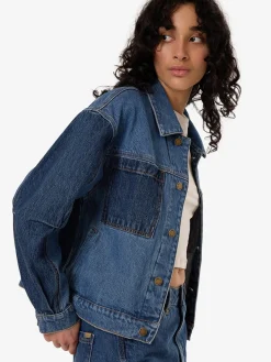 Outlet Thrills Bailey Jacket - Two Tone Blue TwoToneBlue