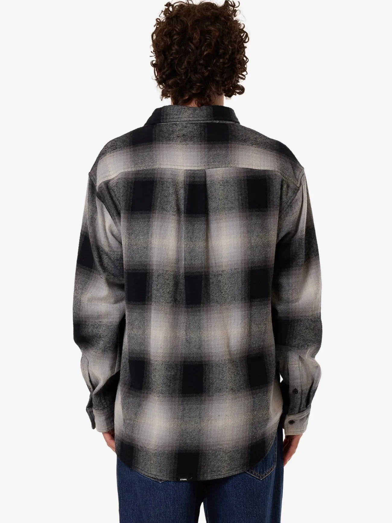 Best Thrills Barrio Long Sleeve Flannel Shirt - Black