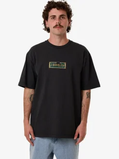 Fashion Thrills Behind It All Oversize Fit Tee - Pirate Black PirateBlack