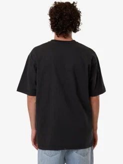 Fashion Thrills Behind It All Oversize Fit Tee - Pirate Black PirateBlack