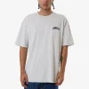 Discount Thrills Believe Oversize Fit Tee - White Marle WhiteMarle
