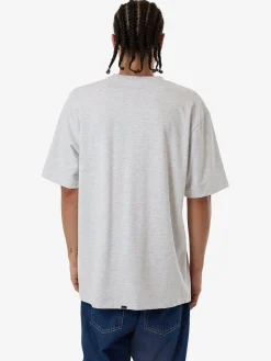 Discount Thrills Believe Oversize Fit Tee - White Marle WhiteMarle