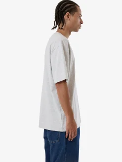 Discount Thrills Believe Oversize Fit Tee - White Marle WhiteMarle