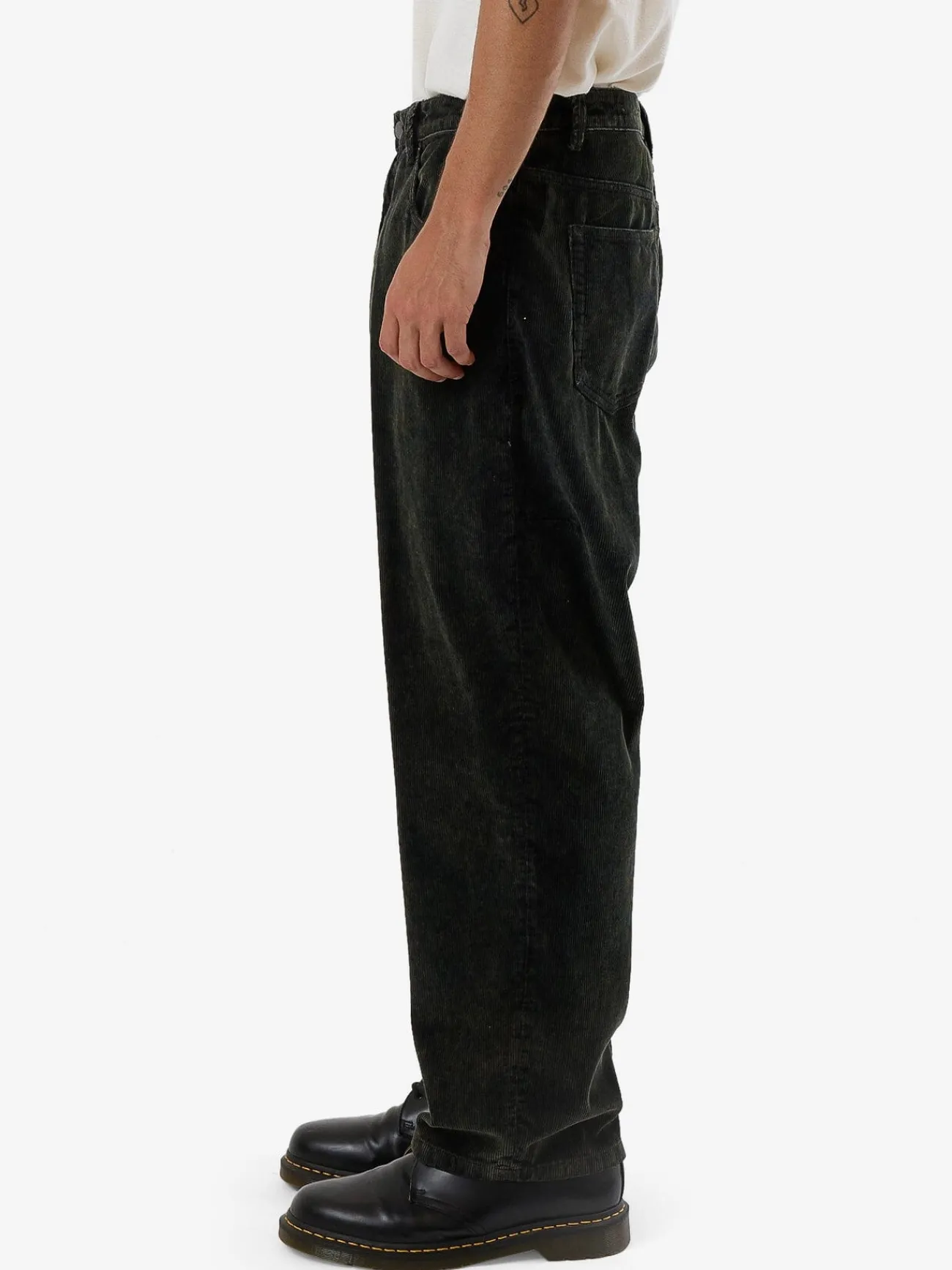 Fashion Thrills Big Slacker Cord Jean - Black India Ink BlackIndiaInk