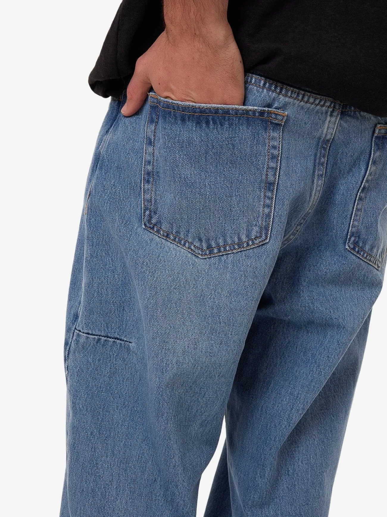 New Thrills Big Slacker Denim Jean - Dark Dust Blue DarkDustBlue