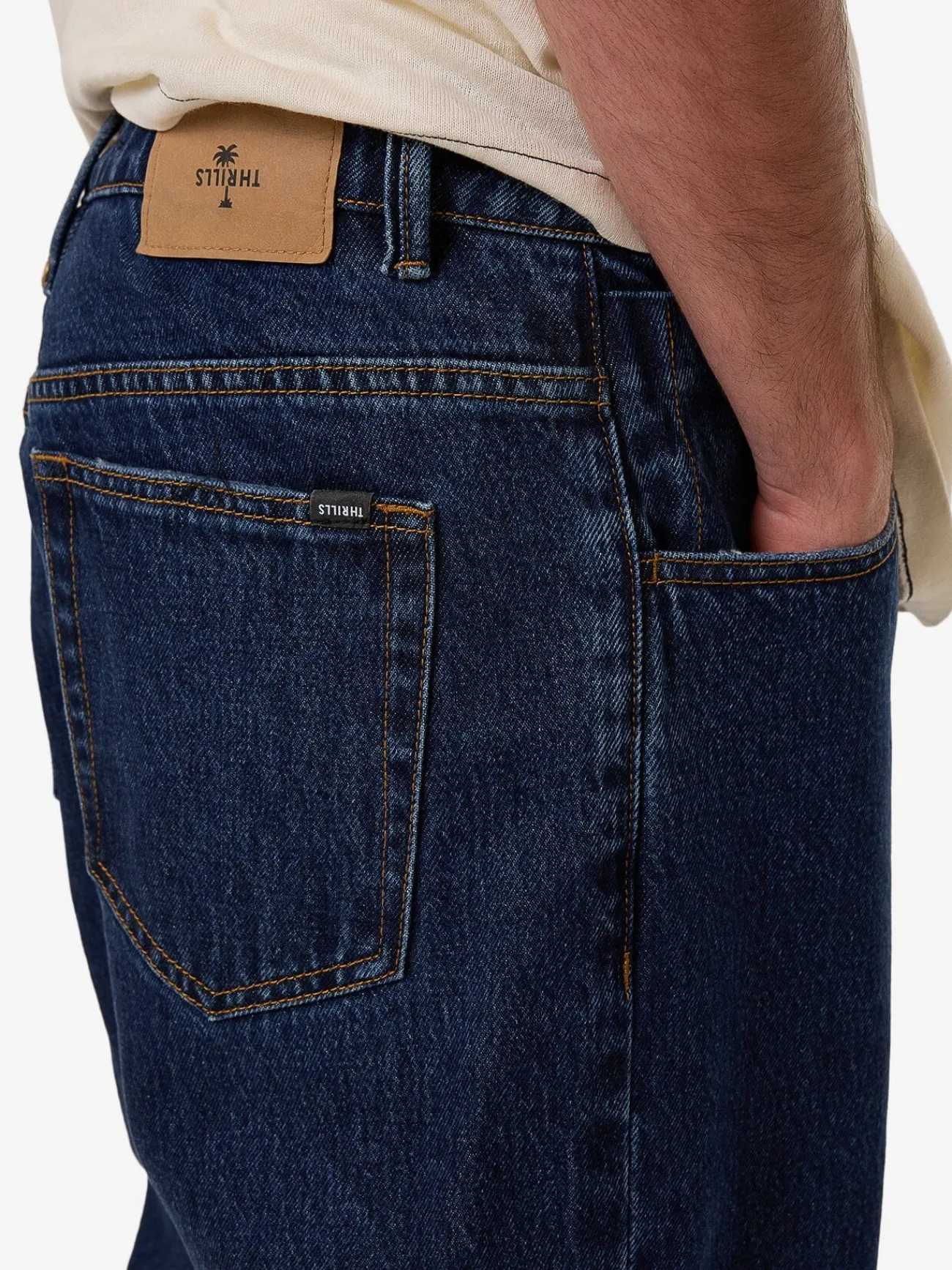 Online Thrills Big Slacker Denim Jean - Rinsed Ink RinsedInk
