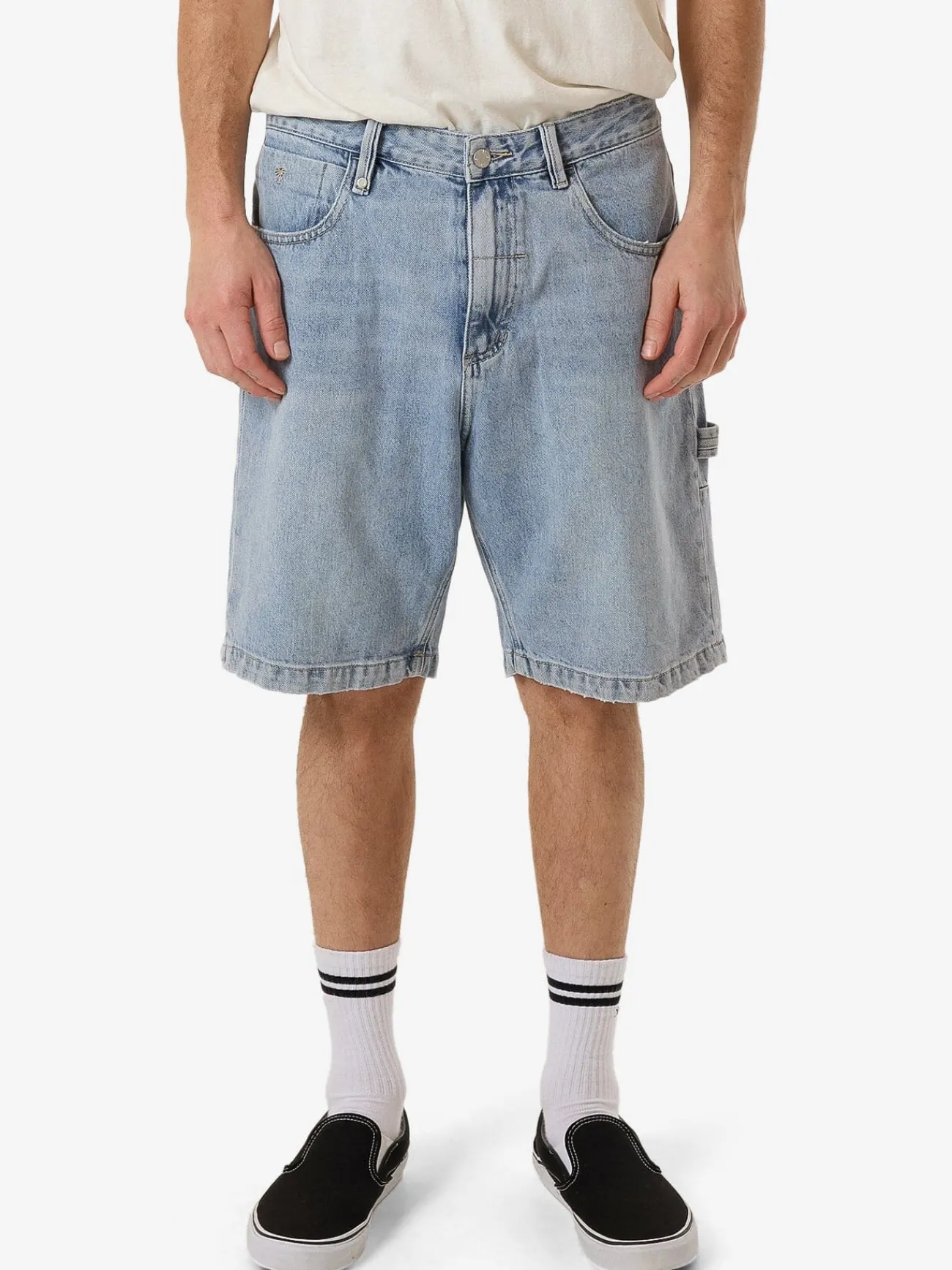 Hot Thrills Big Slacker Denim Short - Endless Blue EndlessBlue