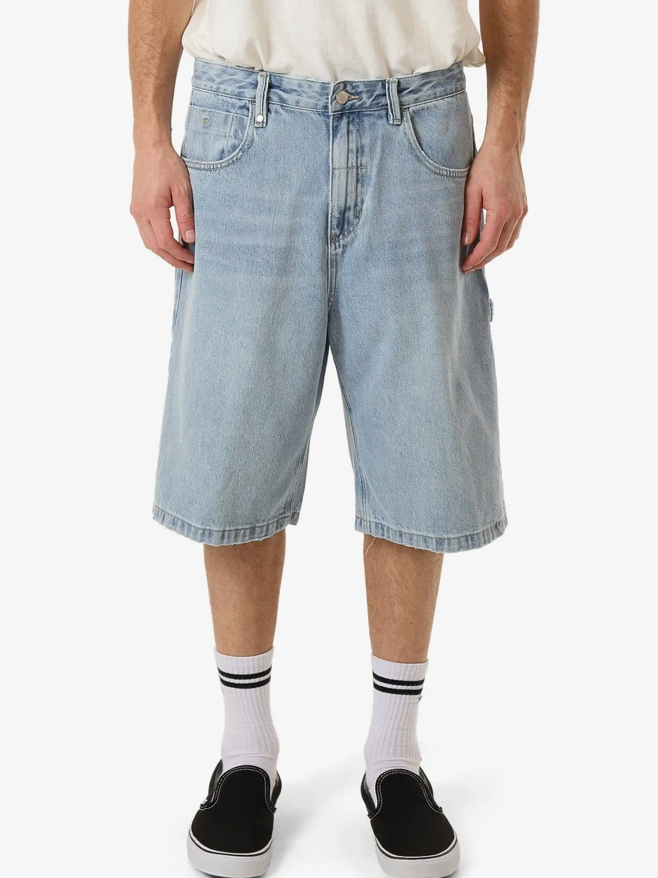 Discount Thrills Big Slacker Denim Short - Endless Blue EndlessBlue