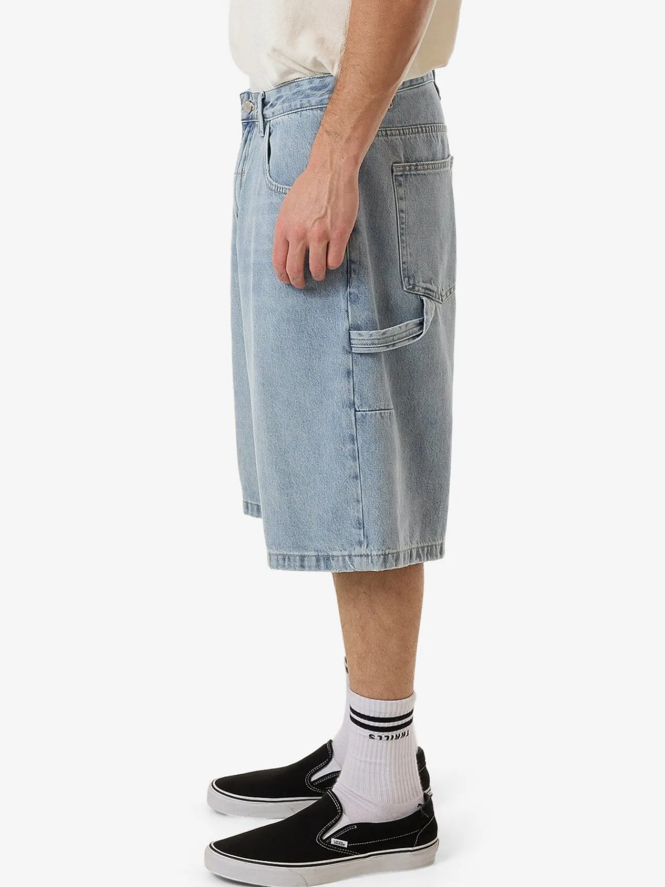 Discount Thrills Big Slacker Denim Short - Endless Blue EndlessBlue