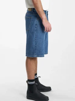 Discount Thrills Big Slacker Denim Short - Rinsed Blues RinsedBlues