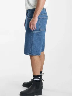 Discount Thrills Big Slacker Denim Short - Rinsed Blues RinsedBlues