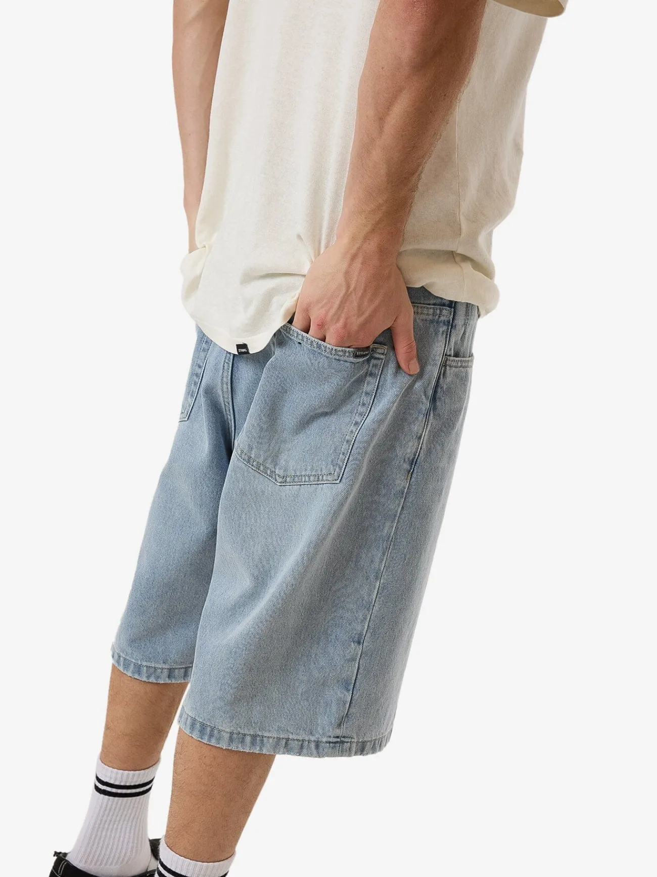 Discount Thrills Big Slacker Denim Short - Endless Blue EndlessBlue