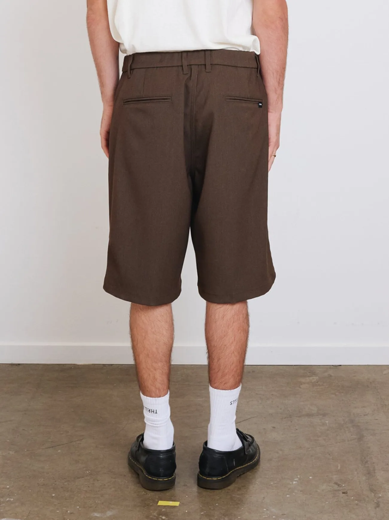 Hot Thrills Big Slacker Pub Short - Dark Brindle DarkBrindle