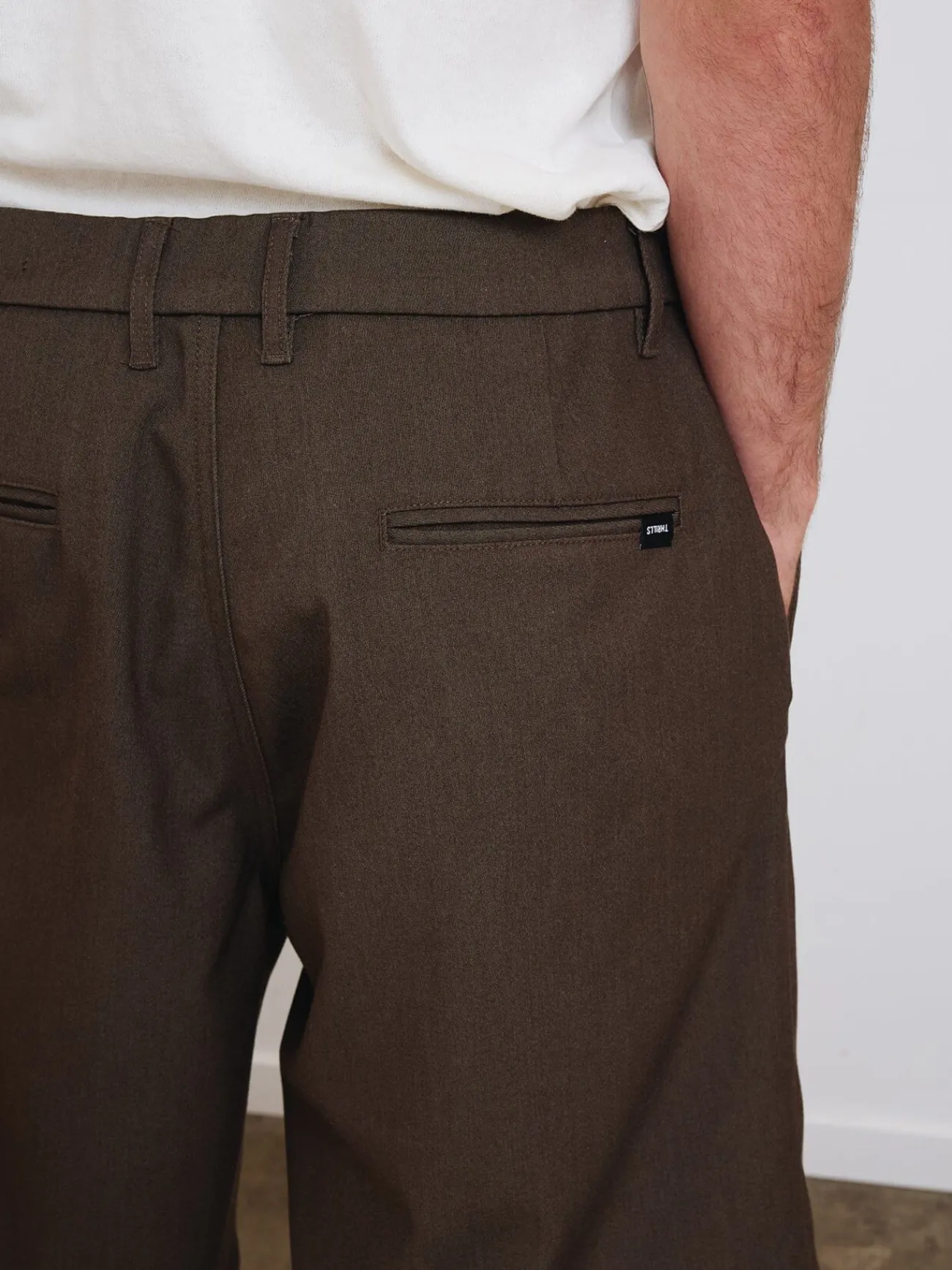 Hot Thrills Big Slacker Pub Short - Dark Brindle DarkBrindle