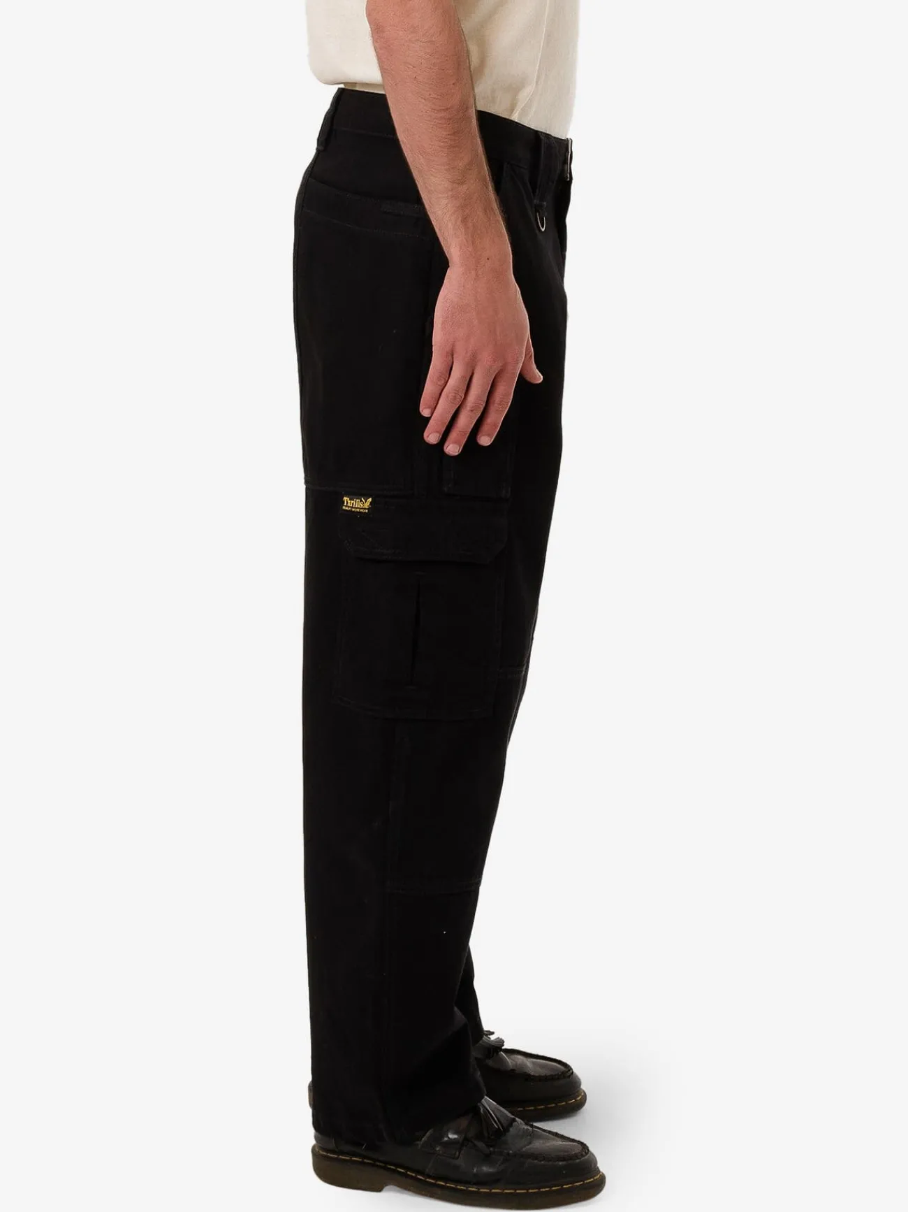 New Thrills Big Slacker Union Utility Pant - Black