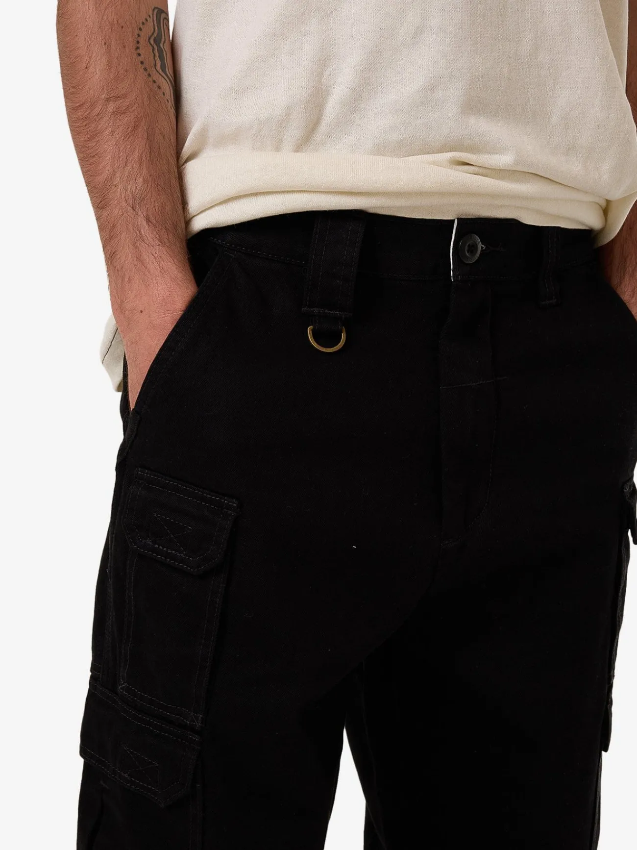 New Thrills Big Slacker Union Utility Pant - Black