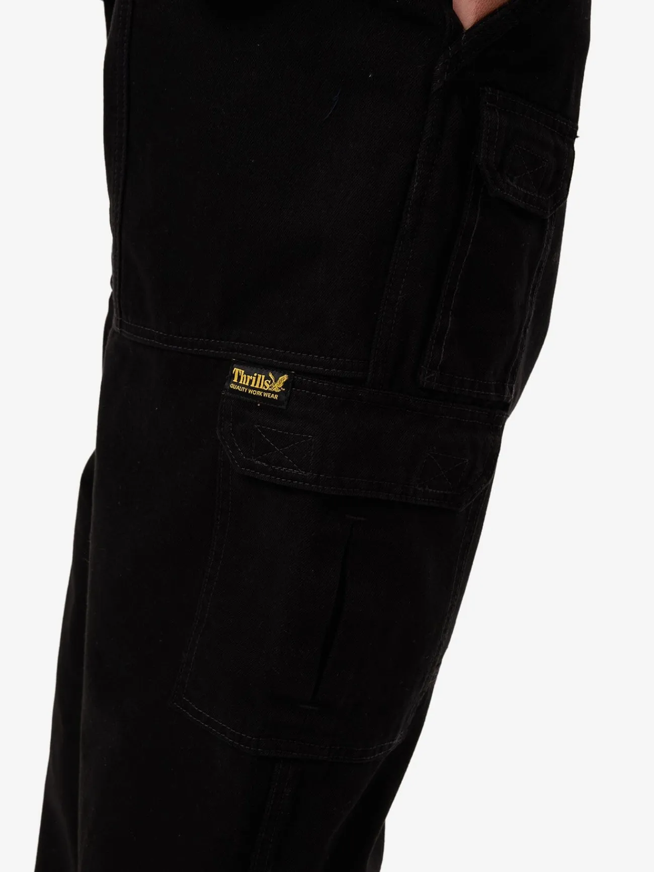 New Thrills Big Slacker Union Utility Pant - Black