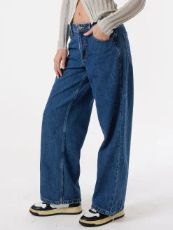 Fashion Thrills Billie Low Loose Jean - Rinsed Blues RinsedBlues