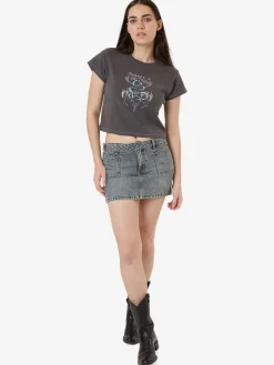 Online Thrills Bitter End Mini Tee - Merch Black MerchBlack