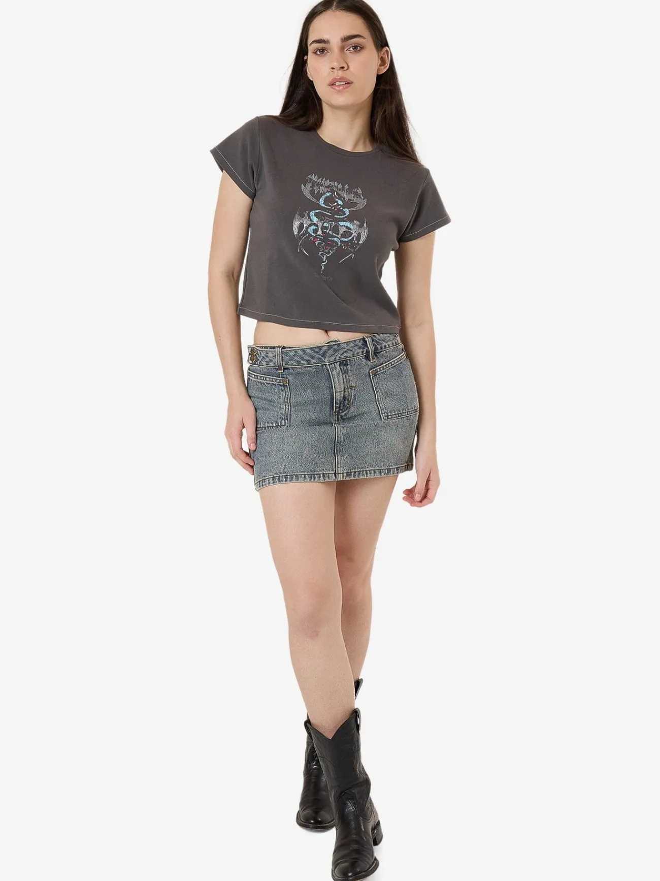 Online Thrills Bitter End Mini Tee - Merch Black MerchBlack