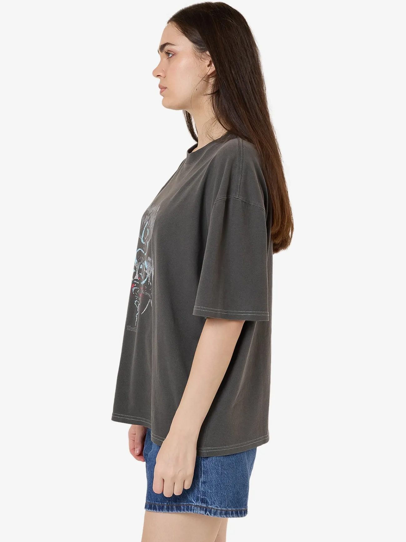 Sale Thrills Bitter End Oversized Tee - Merch Black MerchBlack