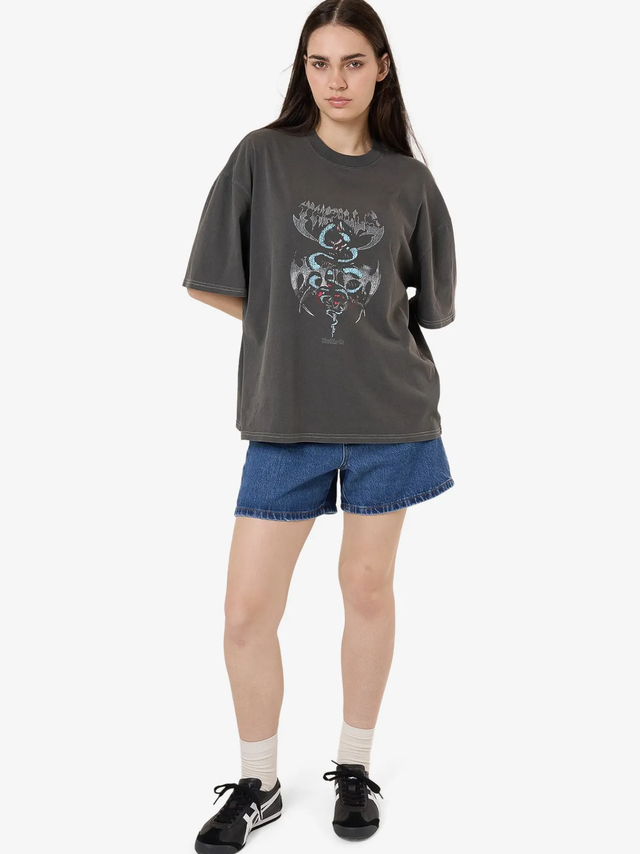Sale Thrills Bitter End Oversized Tee - Merch Black MerchBlack