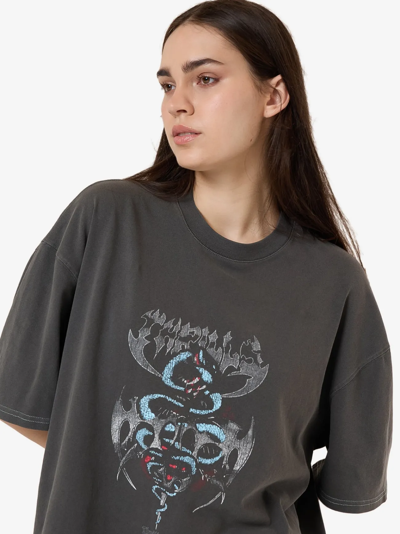 Sale Thrills Bitter End Oversized Tee - Merch Black MerchBlack