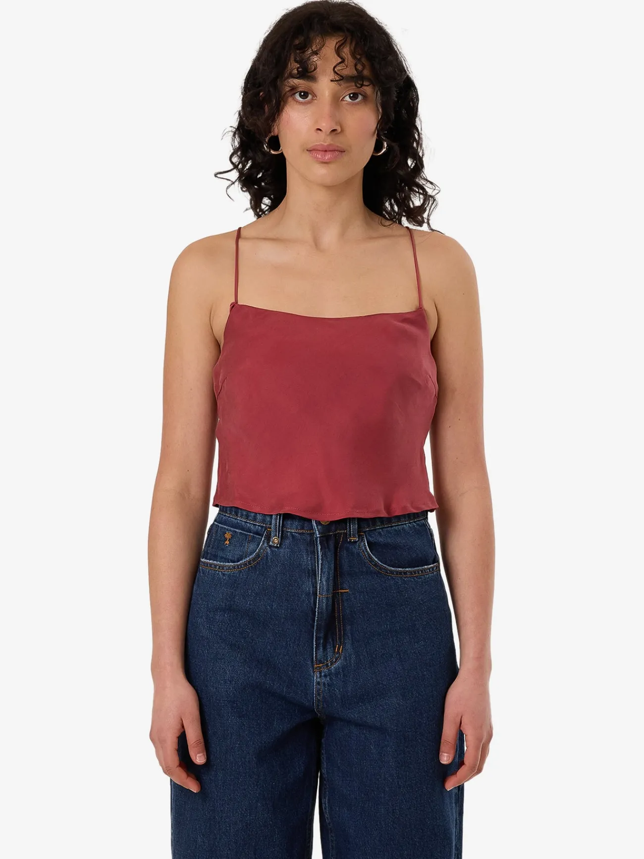 Clearance Thrills Blair Camisole - Cabernet