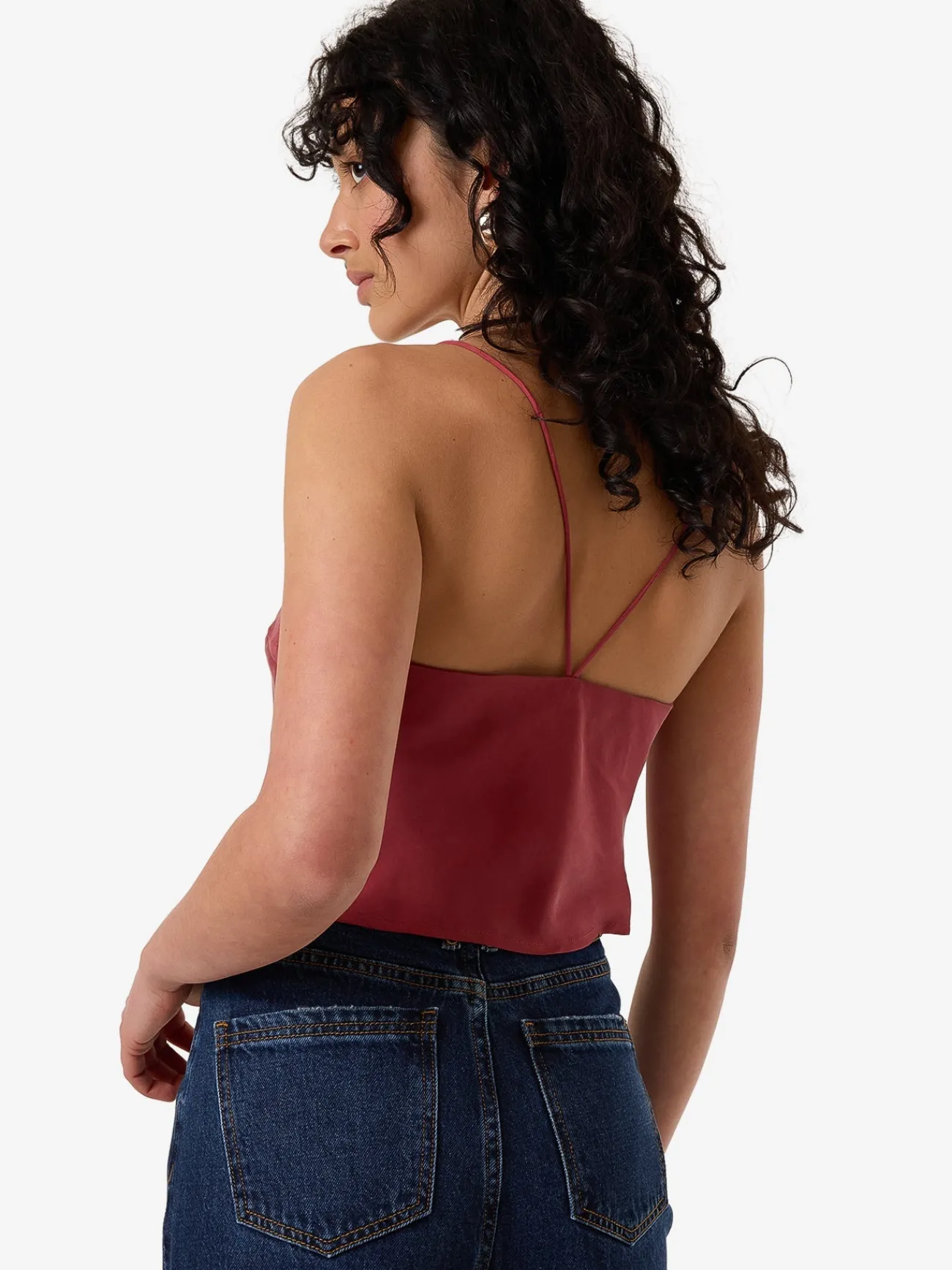 Clearance Thrills Blair Camisole - Cabernet